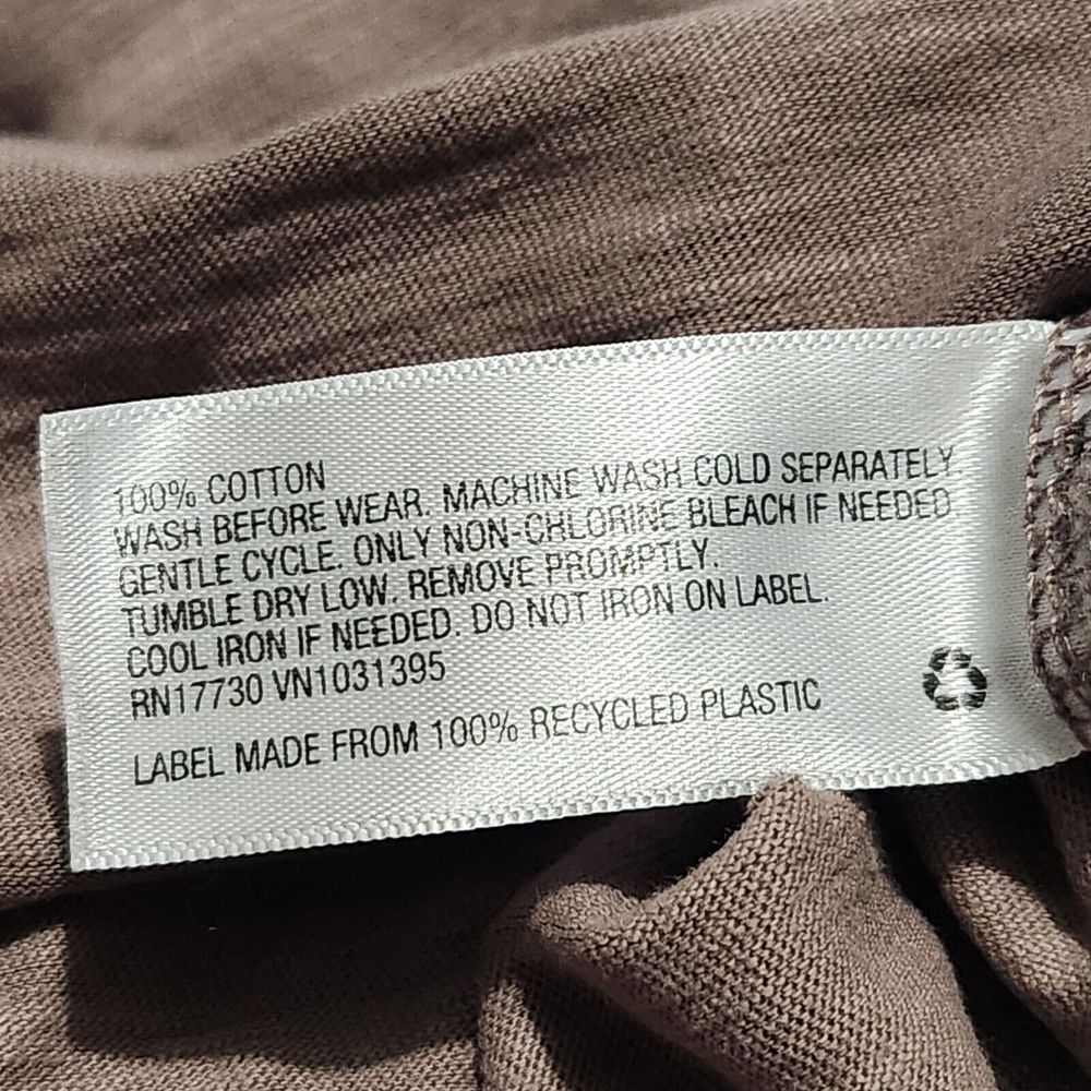 Universal Thread 2pcs casual Tshirt For Womens Size 4X Color Brown 100% Cotton - Picture 9 of 10